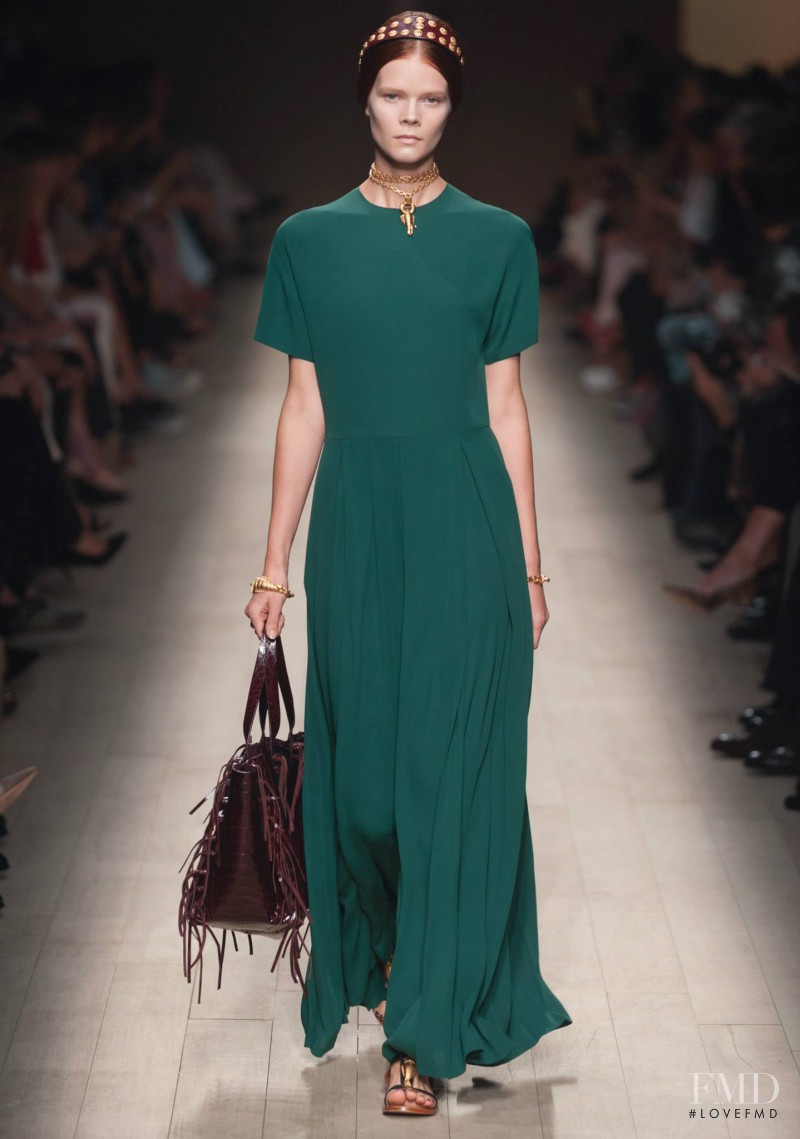 Irina Kravchenko featured in  the Valentino fashion show for Spring/Summer 2014