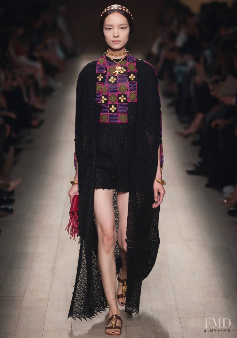 Fei Fei Sun featured in  the Valentino fashion show for Spring/Summer 2014