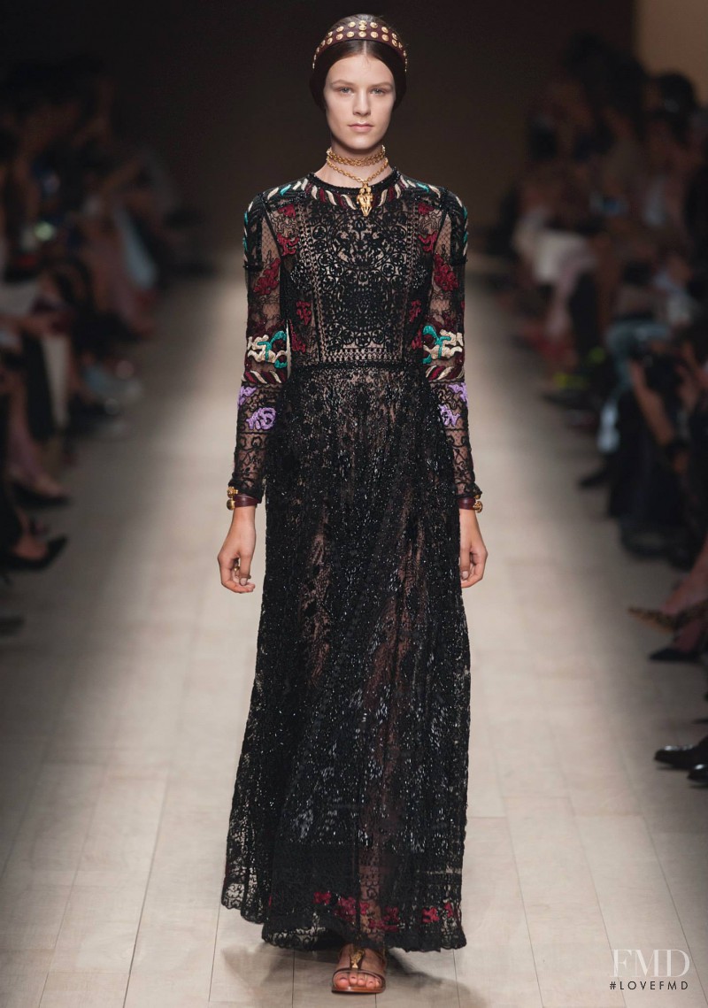 Kayley Chabot featured in  the Valentino fashion show for Spring/Summer 2014