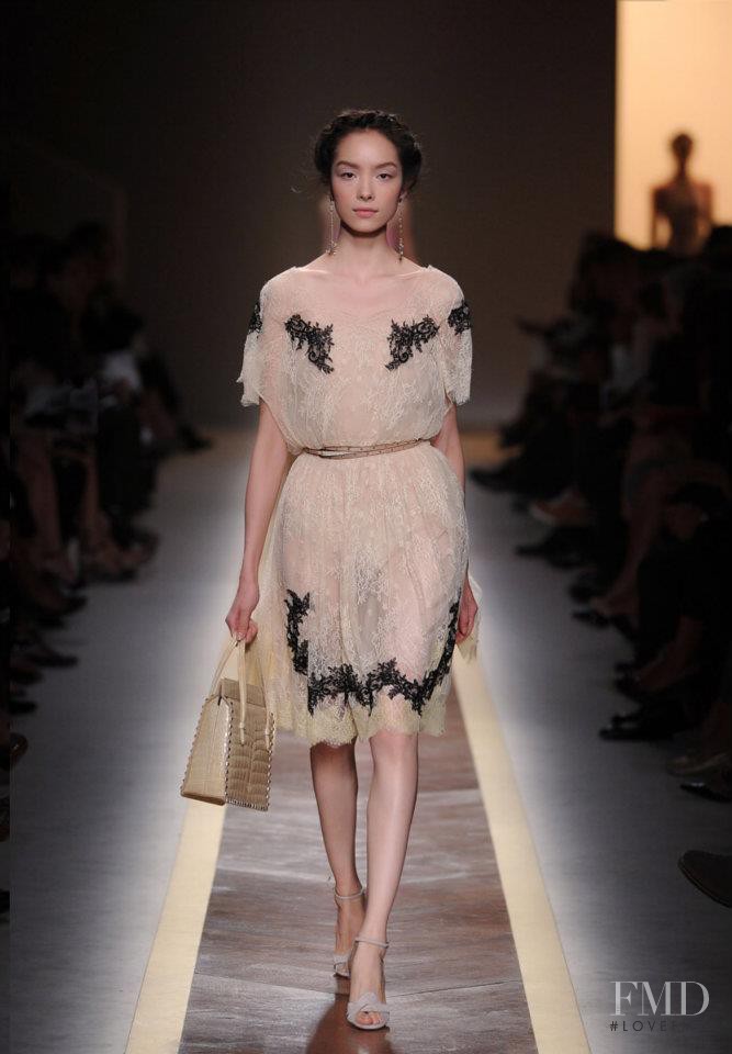 Fei Fei Sun featured in  the Valentino fashion show for Spring/Summer 2012