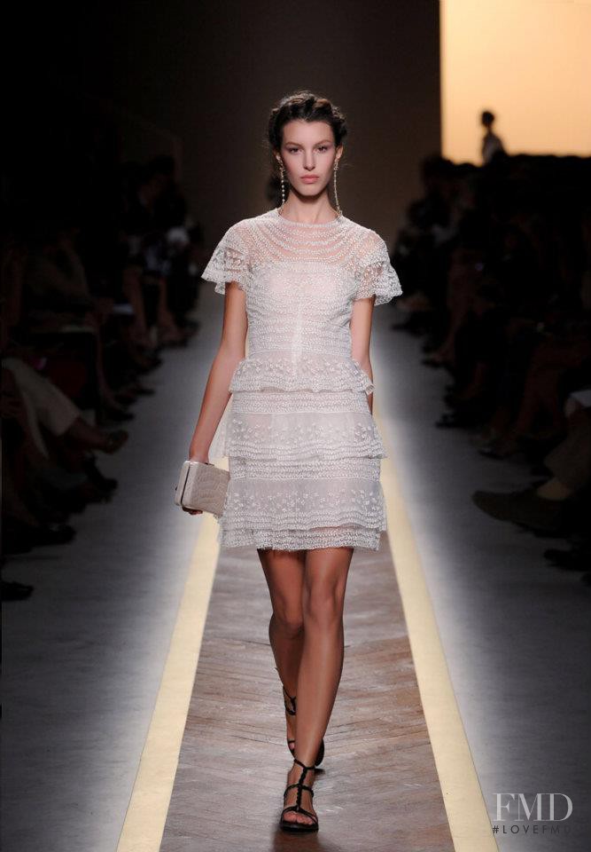 Kate King featured in  the Valentino fashion show for Spring/Summer 2012