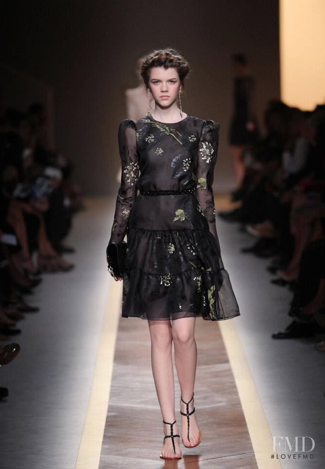 Antonia Wesseloh featured in  the Valentino fashion show for Spring/Summer 2012