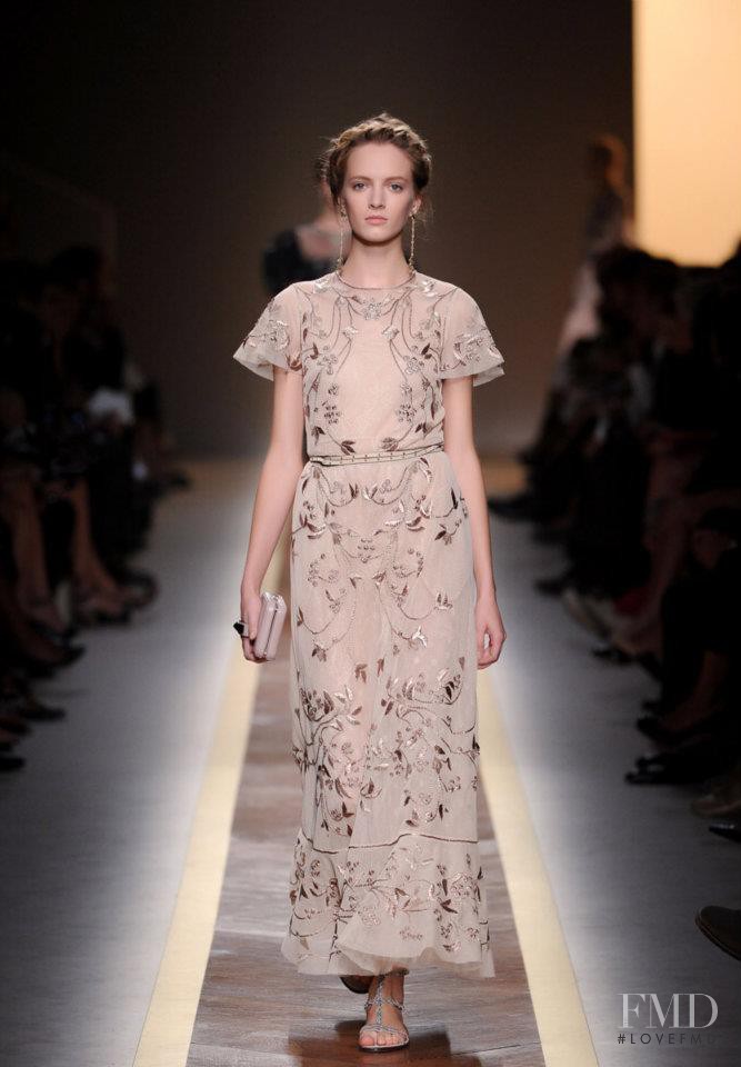 Daria Strokous featured in  the Valentino fashion show for Spring/Summer 2012