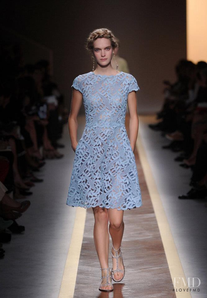 Mirte Maas featured in  the Valentino fashion show for Spring/Summer 2012