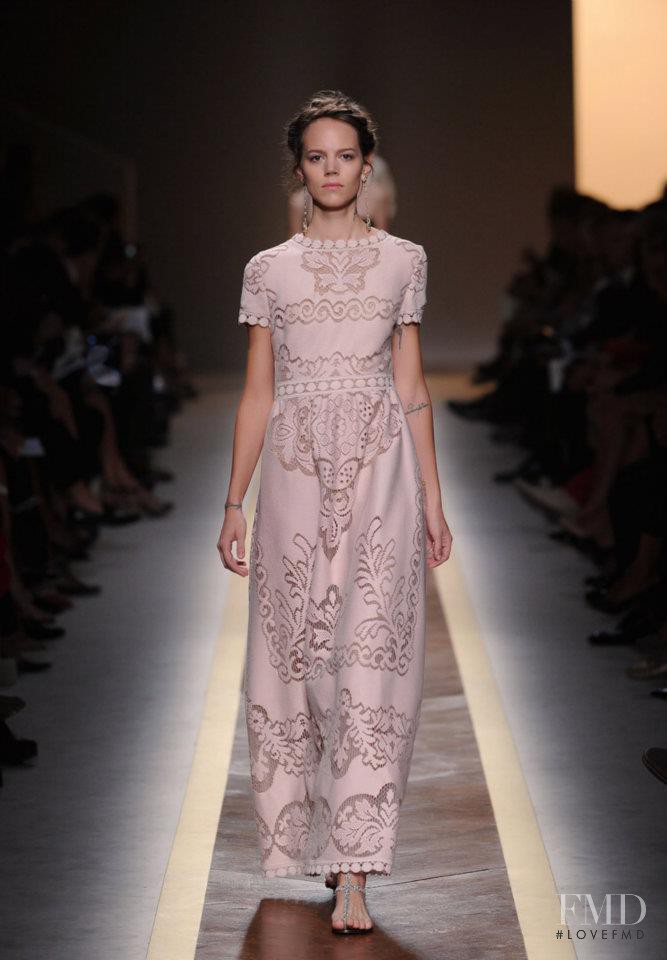 Freja Beha Erichsen featured in  the Valentino fashion show for Spring/Summer 2012