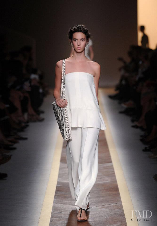 Ruby Aldridge featured in  the Valentino fashion show for Spring/Summer 2012