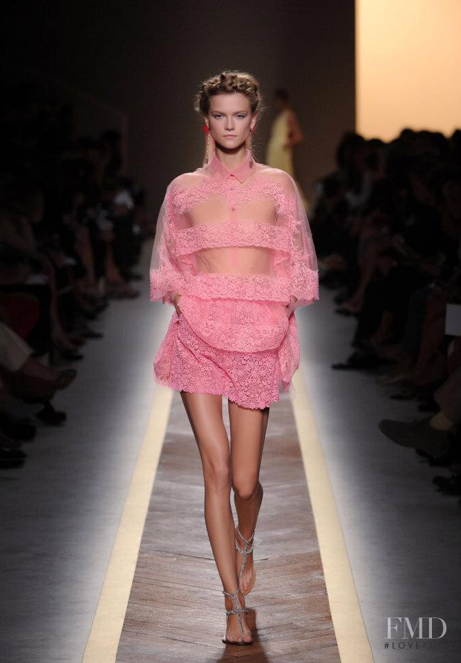 Kasia Struss featured in  the Valentino fashion show for Spring/Summer 2012
