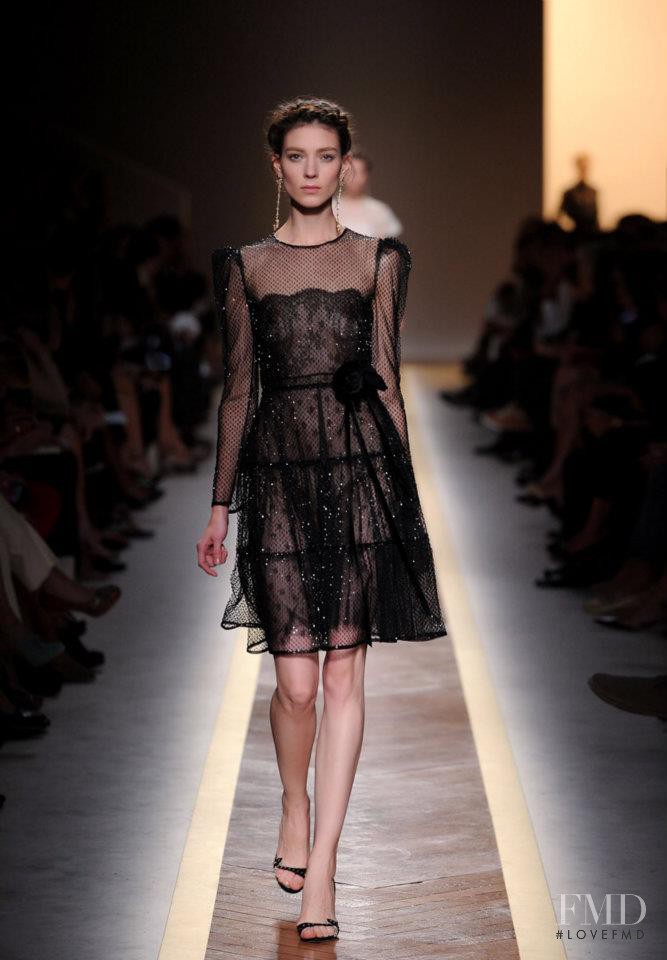 Kati Nescher featured in  the Valentino fashion show for Spring/Summer 2012