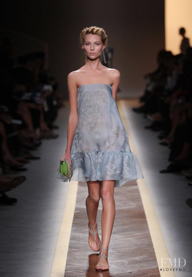 Vika Falileeva featured in  the Valentino fashion show for Spring/Summer 2012