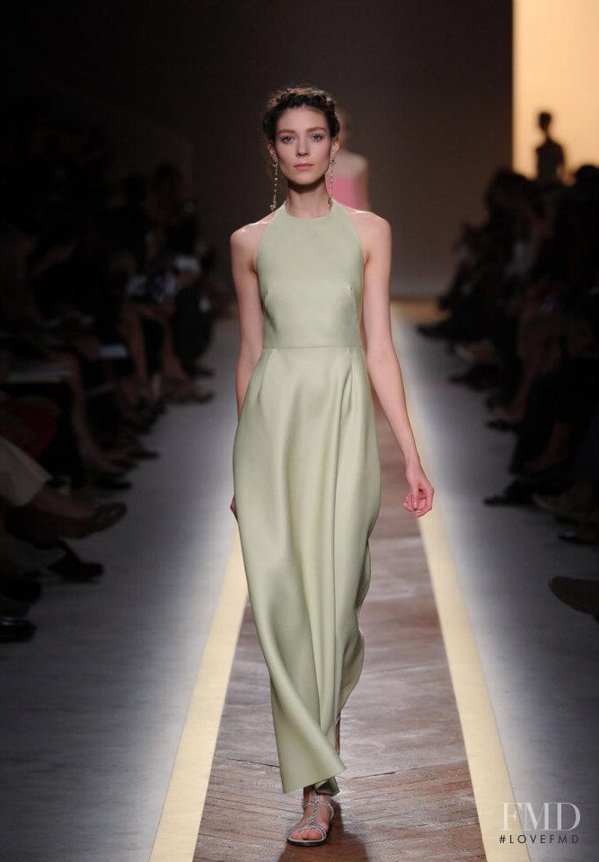 Kati Nescher featured in  the Valentino fashion show for Spring/Summer 2012