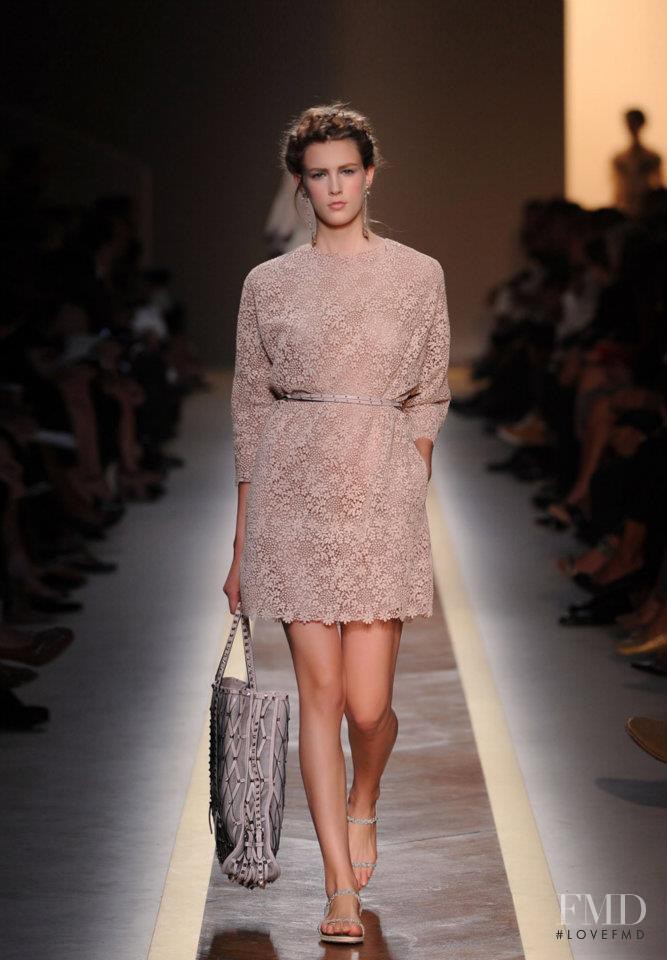 Colinne Michaelis featured in  the Valentino fashion show for Spring/Summer 2012