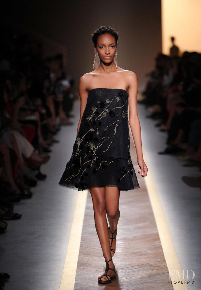 Jourdan Dunn featured in  the Valentino fashion show for Spring/Summer 2012