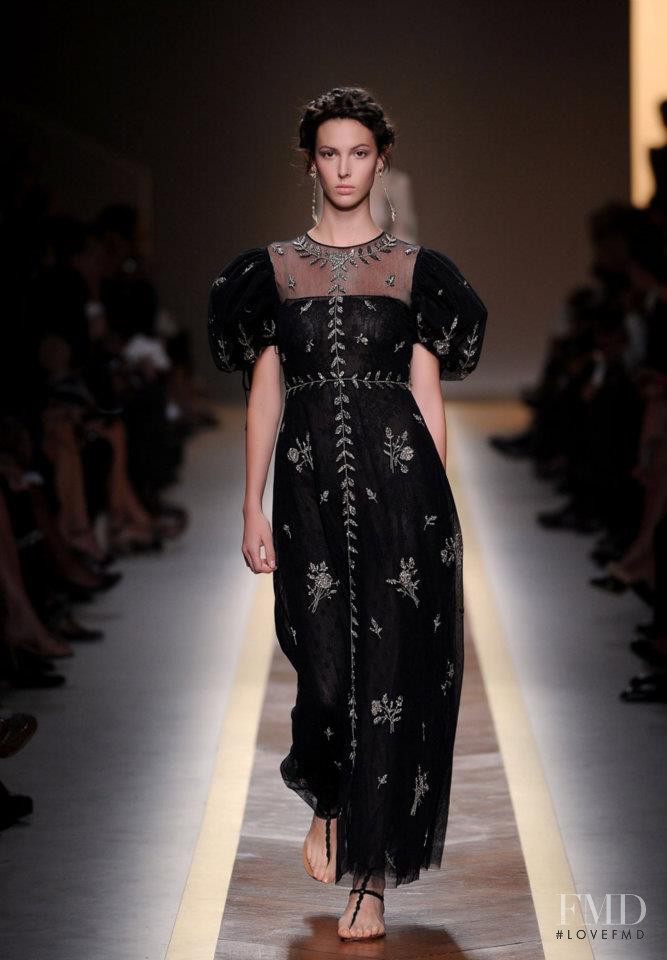 Ruby Aldridge featured in  the Valentino fashion show for Spring/Summer 2012