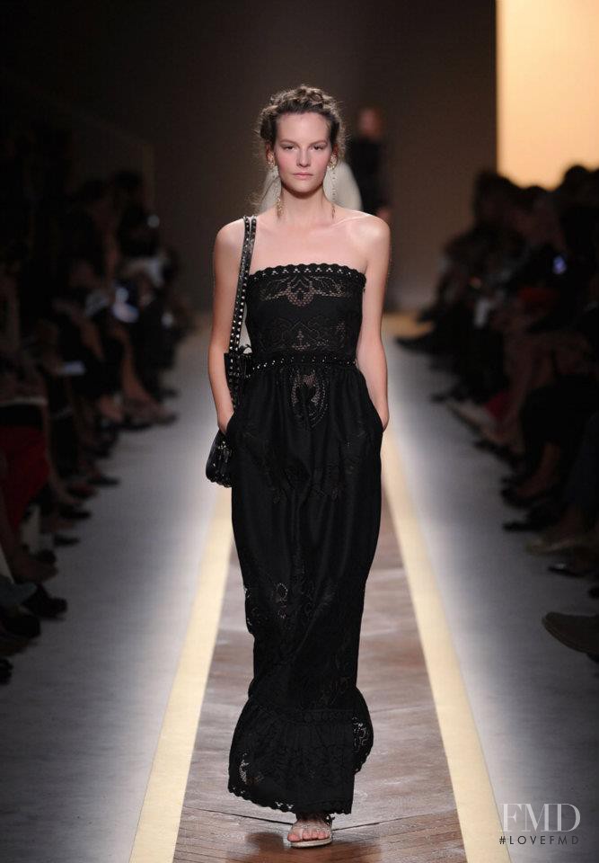 Sara Blomqvist featured in  the Valentino fashion show for Spring/Summer 2012