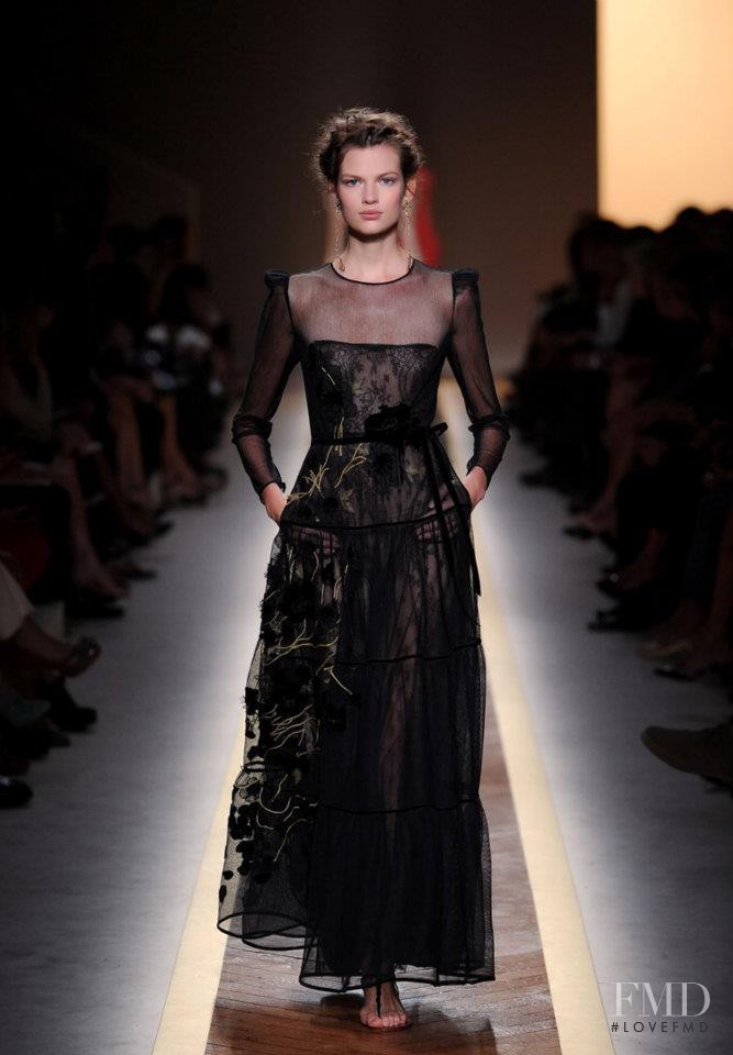 Bette Franke featured in  the Valentino fashion show for Spring/Summer 2012