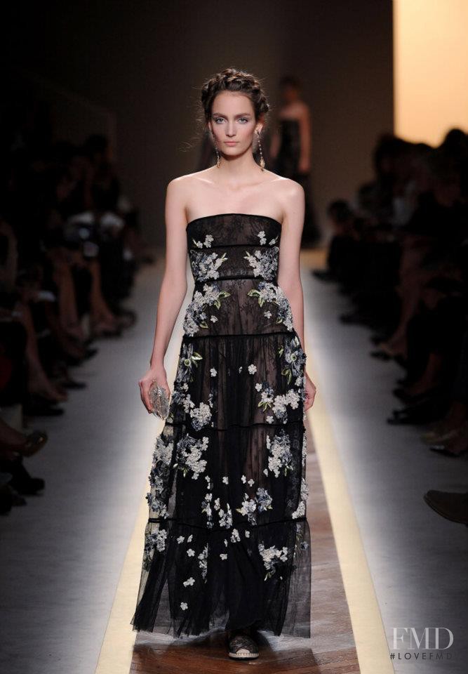 Zuzanna Bijoch featured in  the Valentino fashion show for Spring/Summer 2012