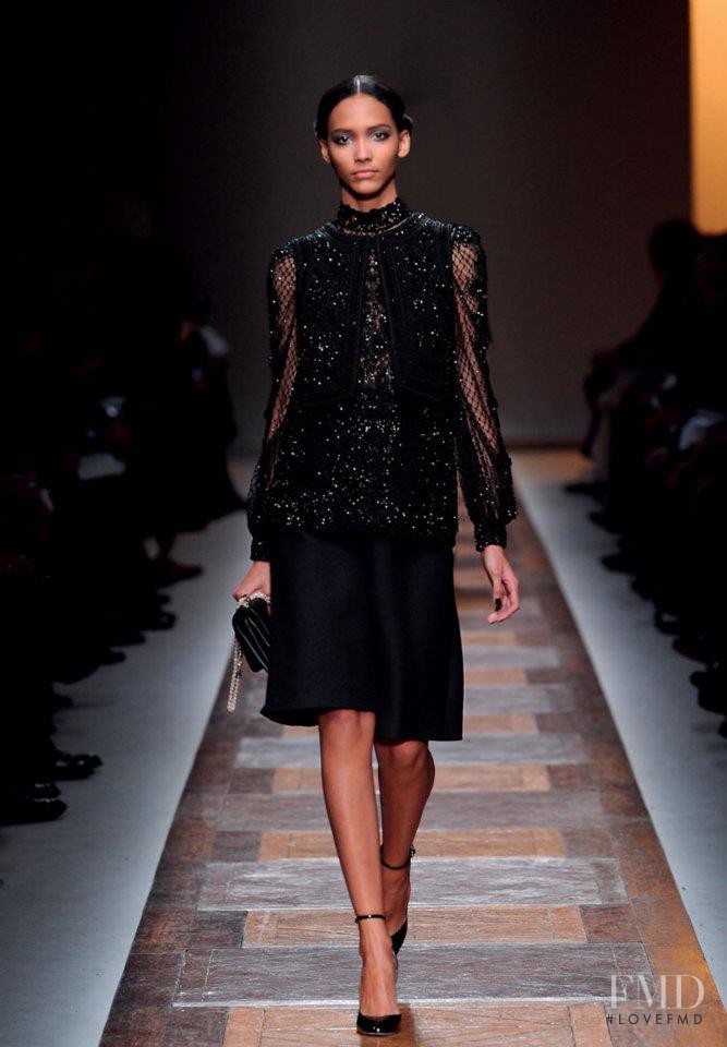 Cora Emmanuel featured in  the Valentino fashion show for Autumn/Winter 2012
