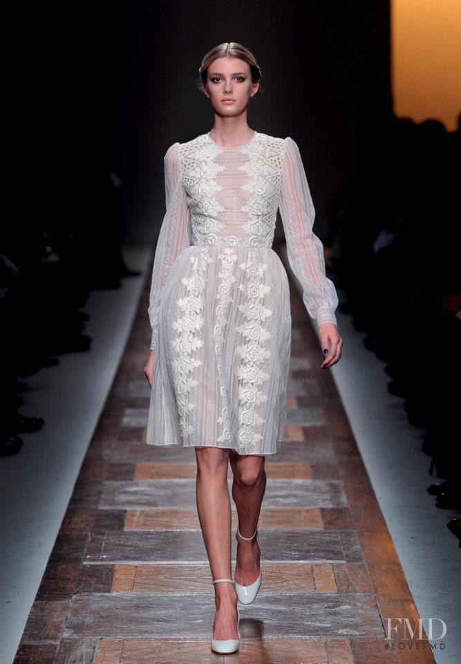 Sigrid Agren featured in  the Valentino fashion show for Autumn/Winter 2012