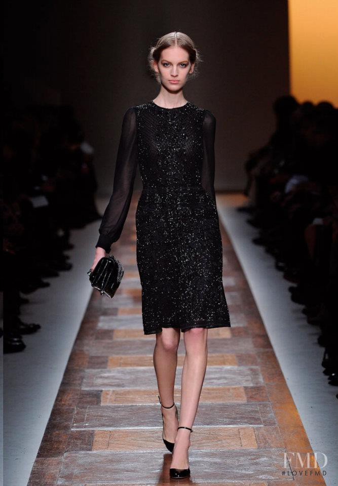 Vanessa Axente featured in  the Valentino fashion show for Autumn/Winter 2012