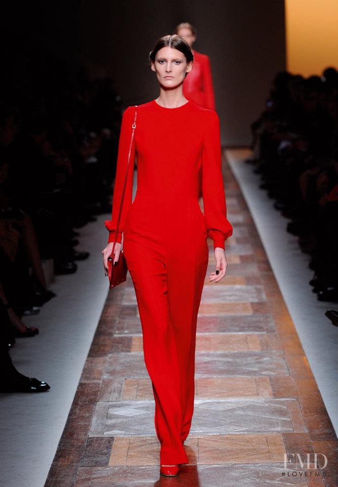 Marie Piovesan featured in  the Valentino fashion show for Autumn/Winter 2012