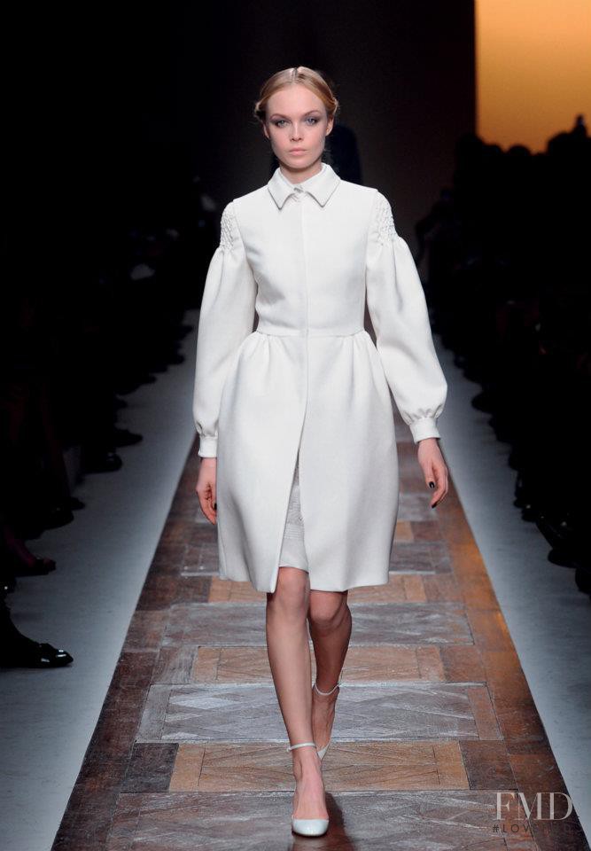 Siri Tollerod featured in  the Valentino fashion show for Autumn/Winter 2012