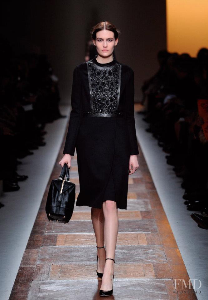 Maria Bradley featured in  the Valentino fashion show for Autumn/Winter 2012