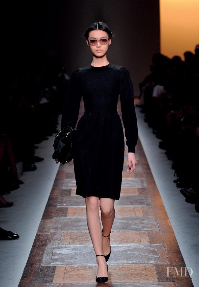 Tian Yi featured in  the Valentino fashion show for Autumn/Winter 2012