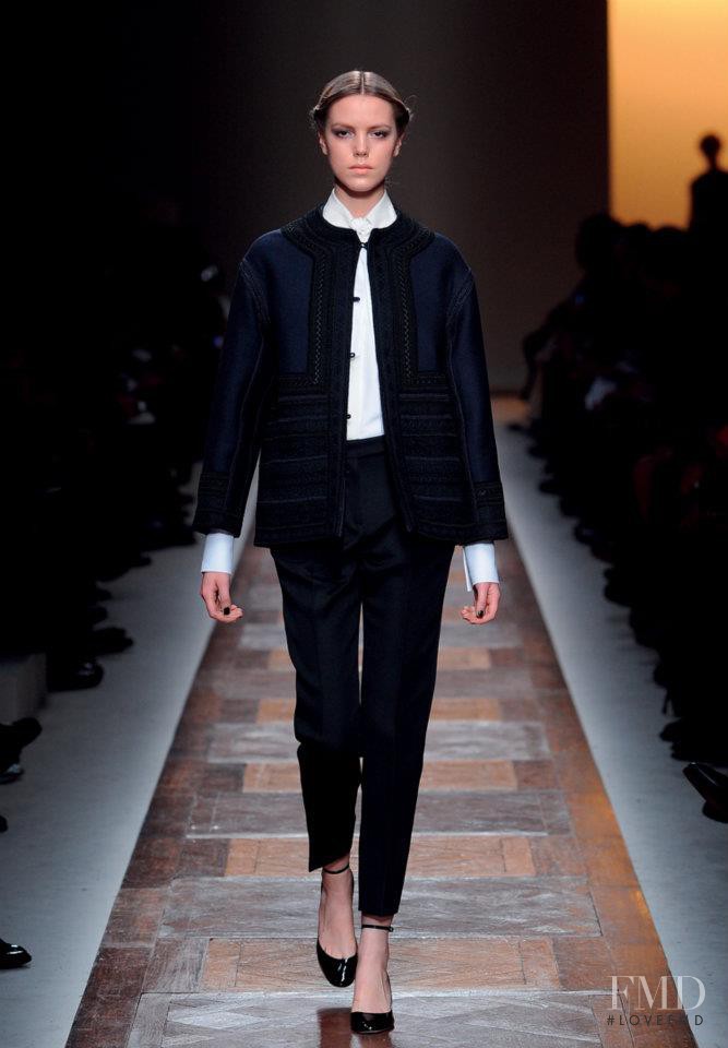 Josefien Rodermans featured in  the Valentino fashion show for Autumn/Winter 2012