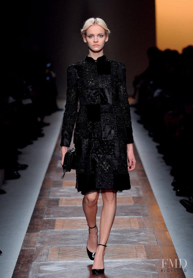 Ginta Lapina featured in  the Valentino fashion show for Autumn/Winter 2012