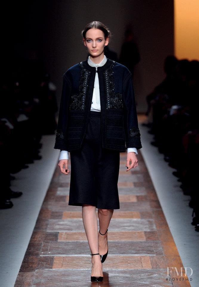 Zuzanna Bijoch featured in  the Valentino fashion show for Autumn/Winter 2012