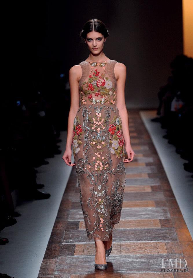 Katryn Kruger featured in  the Valentino fashion show for Autumn/Winter 2012
