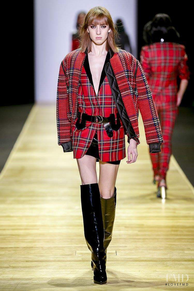Teddy Quinlivan featured in  the Barbara Bui fashion show for Autumn/Winter 2016