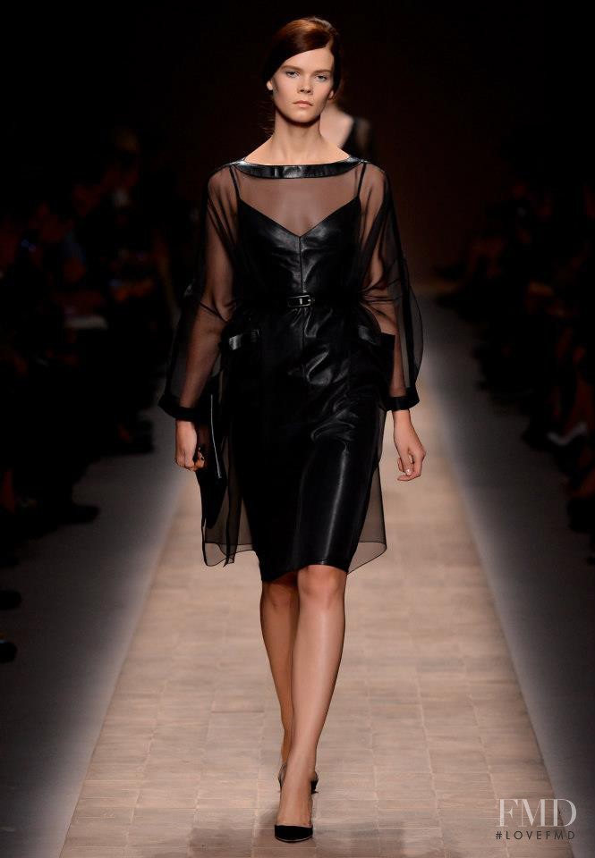 Irina Kravchenko featured in  the Valentino fashion show for Spring/Summer 2013