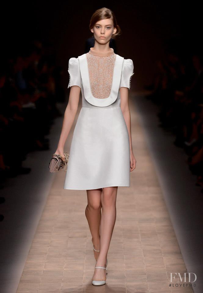 Ondria Hardin featured in  the Valentino fashion show for Spring/Summer 2013