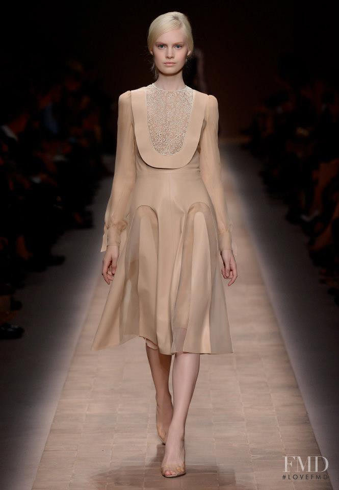 Steffi Soede featured in  the Valentino fashion show for Spring/Summer 2013