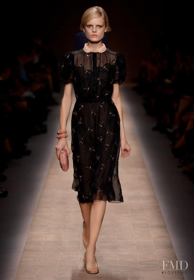 Hanne Gaby Odiele featured in  the Valentino fashion show for Spring/Summer 2013