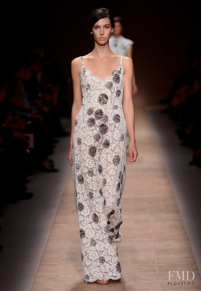 Ruby Aldridge featured in  the Valentino fashion show for Spring/Summer 2013