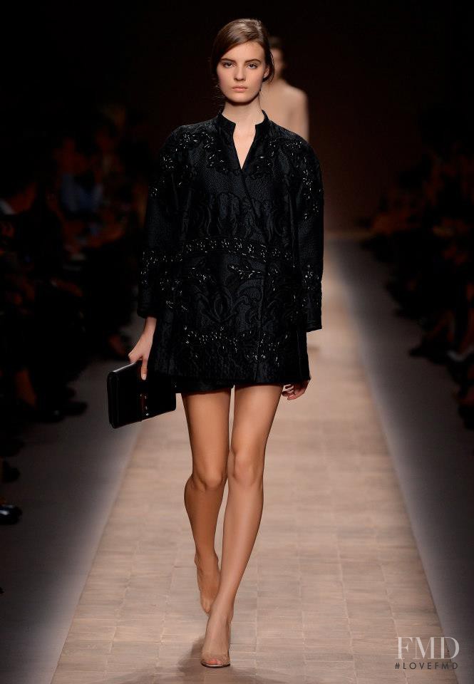 Tilda Lindstam featured in  the Valentino fashion show for Spring/Summer 2013