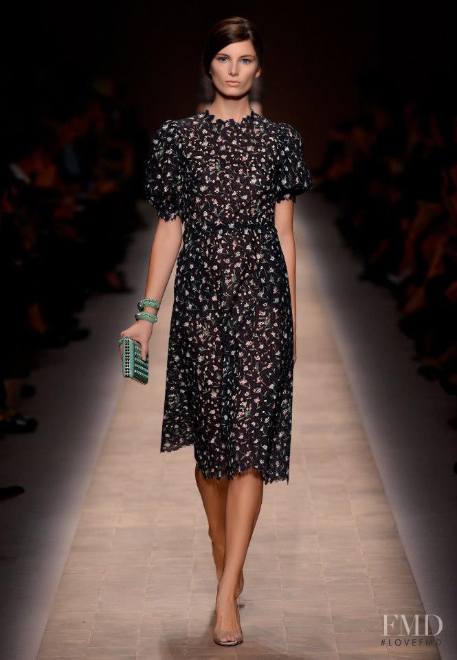 Ava Smith featured in  the Valentino fashion show for Spring/Summer 2013