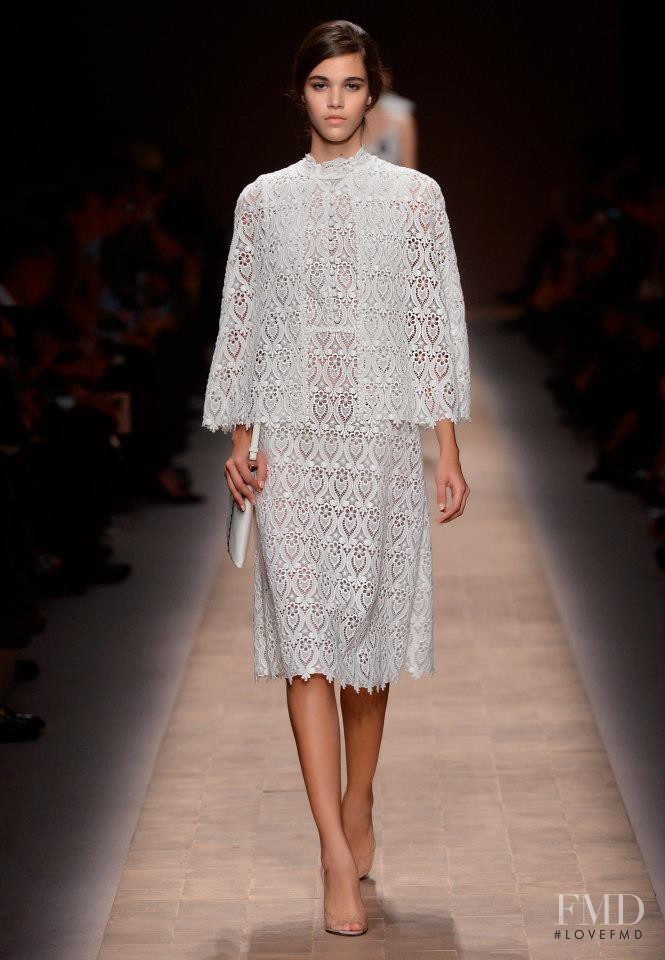 Pauline Hoarau featured in  the Valentino fashion show for Spring/Summer 2013