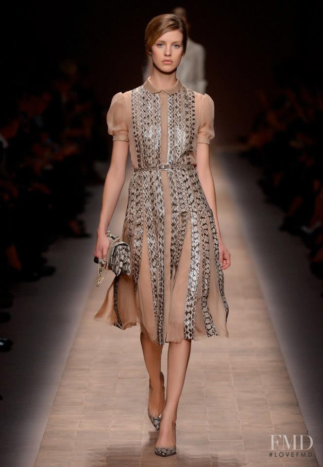 Julia Frauche featured in  the Valentino fashion show for Spring/Summer 2013