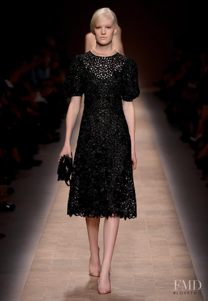 Linn Arvidsson featured in  the Valentino fashion show for Spring/Summer 2013
