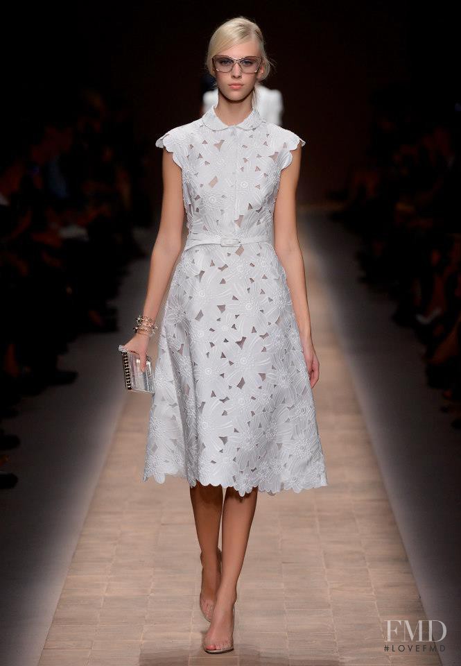 Juliana Schurig featured in  the Valentino fashion show for Spring/Summer 2013