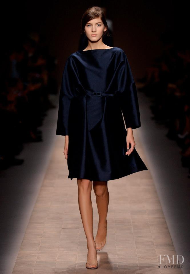 Valery Kaufman featured in  the Valentino fashion show for Spring/Summer 2013
