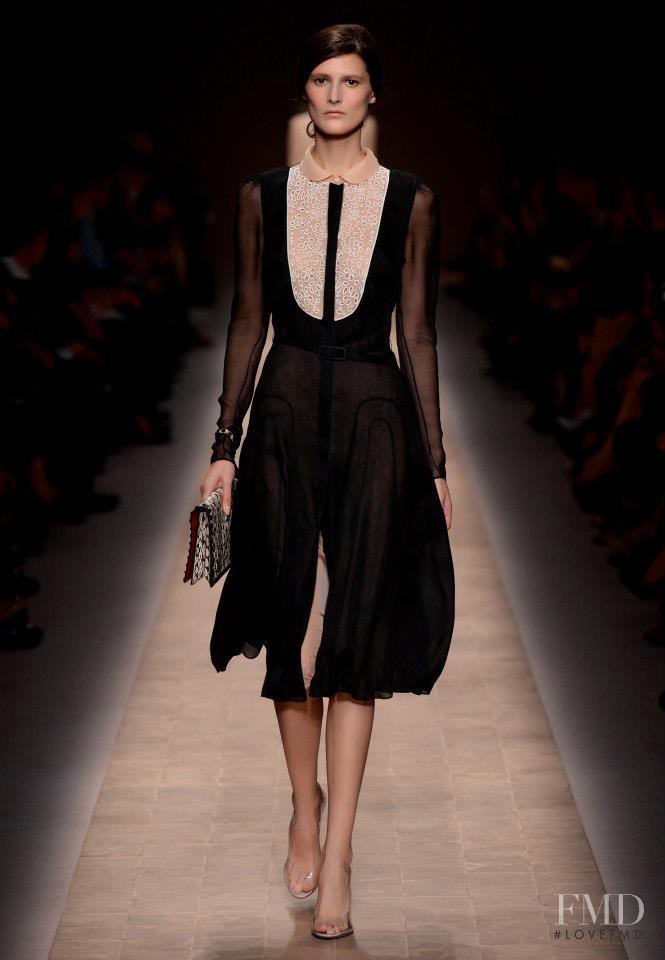 Marie Piovesan featured in  the Valentino fashion show for Spring/Summer 2013