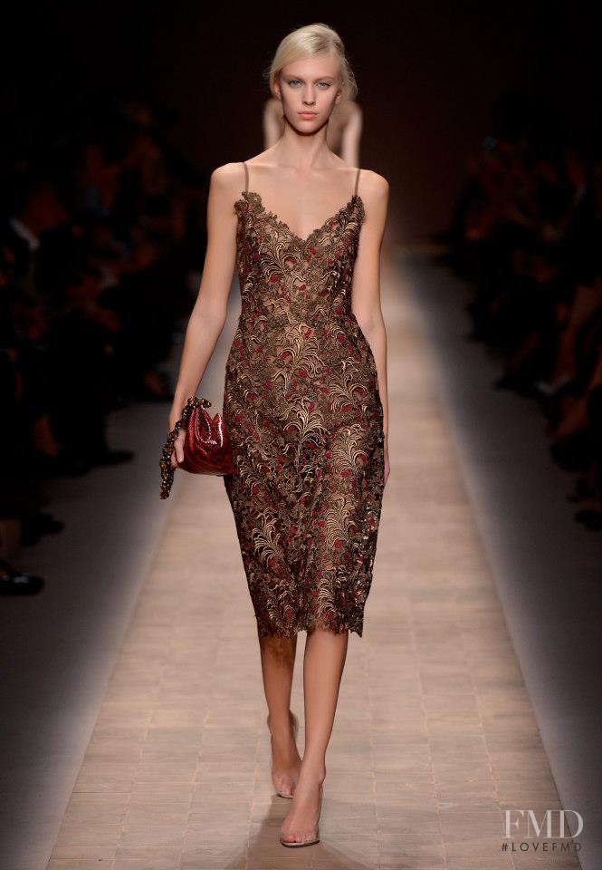 Juliana Schurig featured in  the Valentino fashion show for Spring/Summer 2013