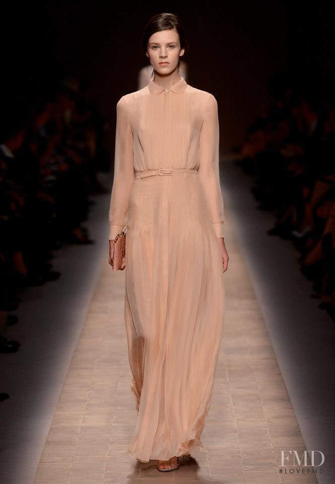 Kayley Chabot featured in  the Valentino fashion show for Spring/Summer 2013