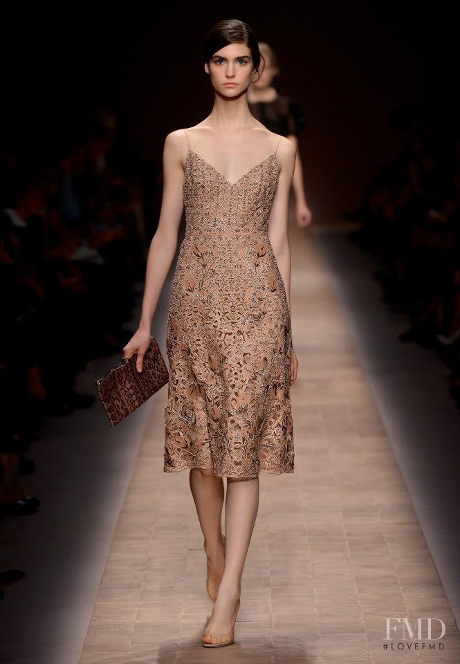 Manon Leloup featured in  the Valentino fashion show for Spring/Summer 2013