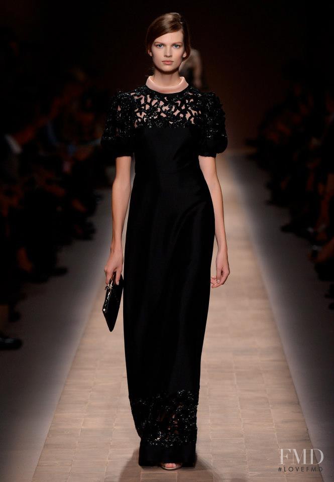 Bette Franke featured in  the Valentino fashion show for Spring/Summer 2013