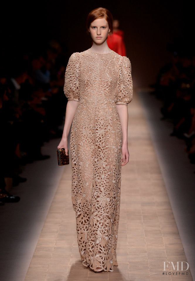 Magdalena Jasek featured in  the Valentino fashion show for Spring/Summer 2013